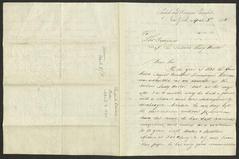 Letter to Captain Thomas Melville, Governor of Sailors' Snug Harbor, from the Consul, Swedish and Norwegian Consulate, New York, April 3, 1876