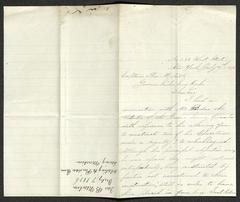 Letter to Captain Thomas Melville, Governor of Sailors' Snug Harbor, from James B. Newton, July 7, 1876

