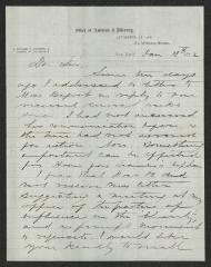Letter from Edward L. Andrews, of Andrews &amp; Dillaway, January 18, 1872