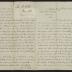 Letter to Captain Gustavus D. S. Trask, Governor of Sailors' Snug Harbor, from Jas. [James] E. Cole, Inmate, Sailors’ Snug Harbor, November 1, 1886