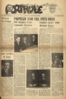 Porthole February 23, 1957