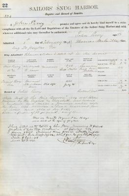 John Perry Register Page
