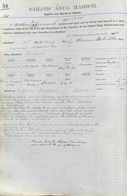 William Luscomb Register Page