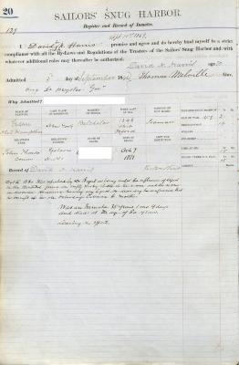 David N. Harris Register Page