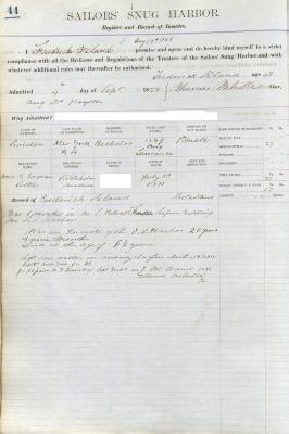 Frederick Deland Register Page