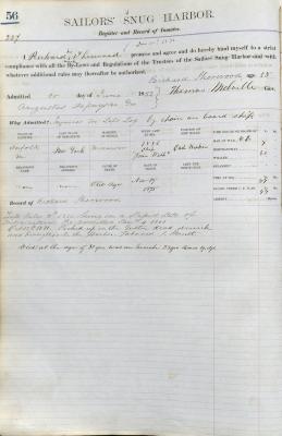 Richard Sherwood Register Page