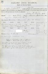 John G. Smith Register Page