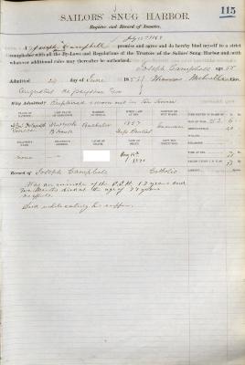 Joseph Campbell Register Page