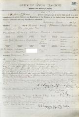 William Ward Register Page