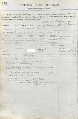 Andrew Gallaig Register Page