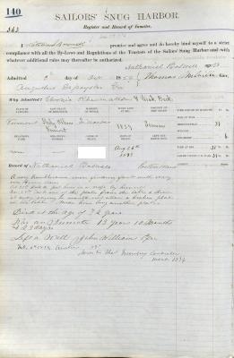 Nathaniel Boswell Register Page