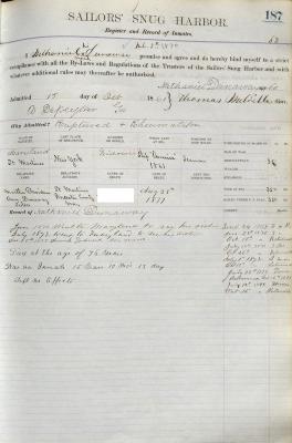 Nathaniel Dunaway Register Page