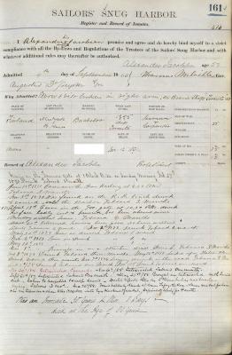 Alexander Jacobson Register Page