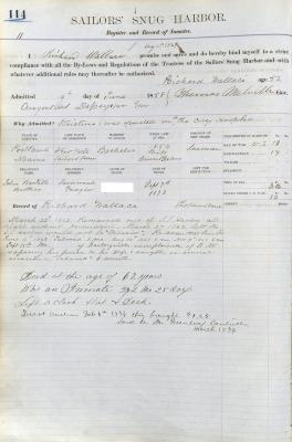 Richard Wallace Register Page