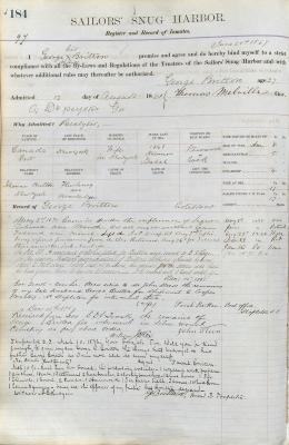 George Britton Register Page