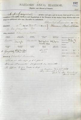 Charles Swanton Register Page