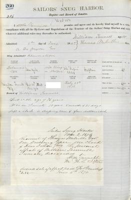 William Tunnell Register Page