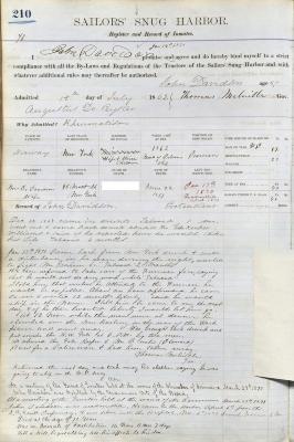 John Davidson Register Page