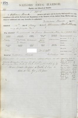 William Roach Register Page