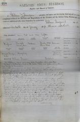 William Thompson Register Page
