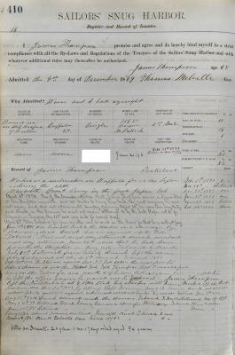 James Thompson Register Page
