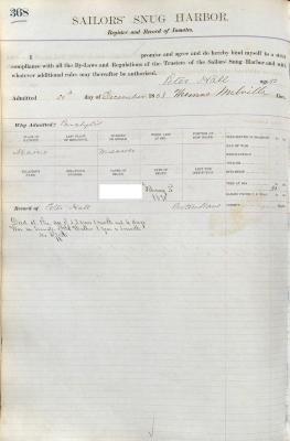 Peter Hall Register Page