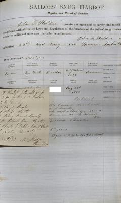 John Sanderson Register Document 3