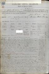 John  Davis Register Page Document 2