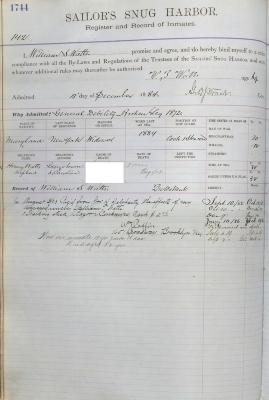 William S. Watts Register Page