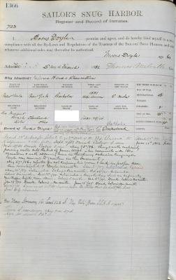 Moses Doyle Register Page