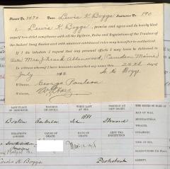 Lewis K. Boggs Register Document 2