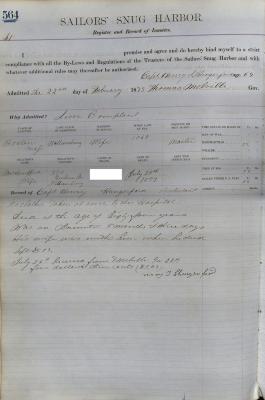 Henry Hungerford Register Page