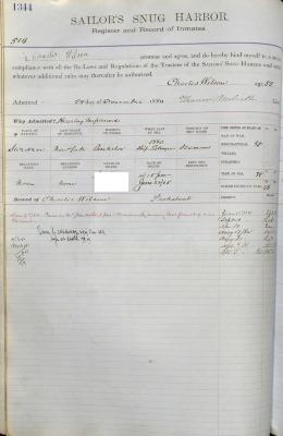 Charles Wilson Register Page
