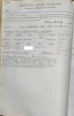 William McCarty Register Page