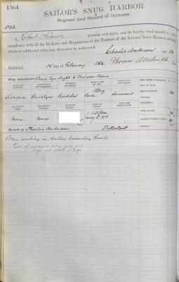 Charles Anderson Register Page