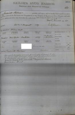 Frederick Reimer Register Page