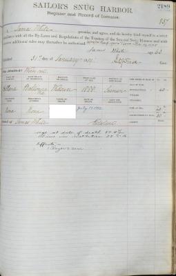 James White Register Page