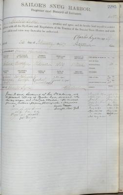 Charles Lyons Register Page