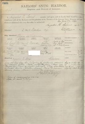 Augustus M. Farris Register Page