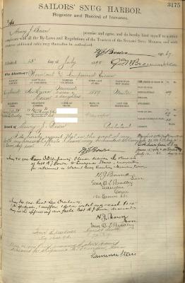 Henry T. Brown Register Page