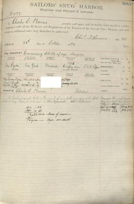 Charles D. Barnes Register Page