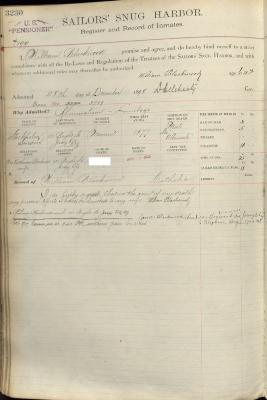 William Blackwood Register Page