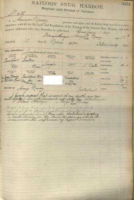 Alonzo Moody Register Page