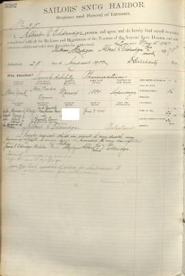 Albert V. Eldridge Register Page