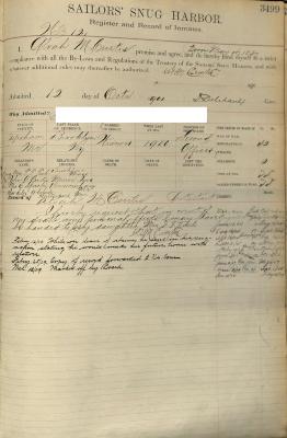 Alvah M. Curtis Register Page