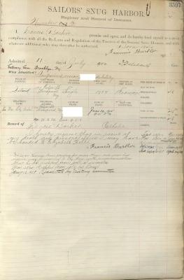 Francis Barker Register Page
